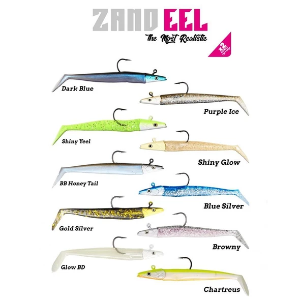 Fujin Zand Eel 11cm 7gr-14gr Double Body+Head Silikon Balık ürün görseli 1