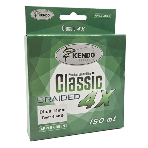 Kendo Classic 4x 150mt Apple Green Örgü İp ürün görseli 1