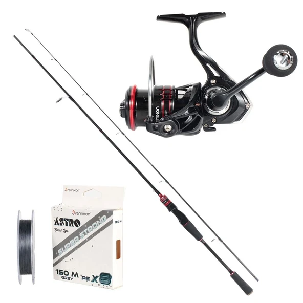 Remixon Focus RD 230cm 3-25gr 2P Kamış + RD2000S 5+1BB Makara Set ürün görseli 1