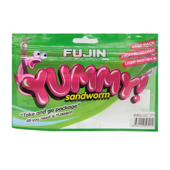 Fujin Yummy Sandworm 7Cm Silikon Yem - Resim 2