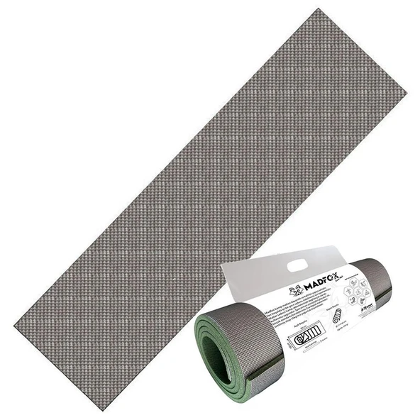 Madfox Thermic Prolight Insulated Kamp Matı [ Gri/Yeşil | 180*60cm-10mm | XPE-35 ] ürün görseli 1
