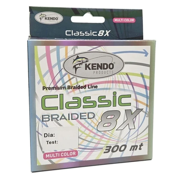 Kendo Classic 8x 300mt MultiColor Örgü İp ürün görseli 1