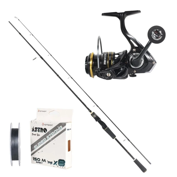 Remixon Focus BG 230cm 3-25gr 2P Kamış + BG2000S 5+1BB Makara Set ürün görseli 1