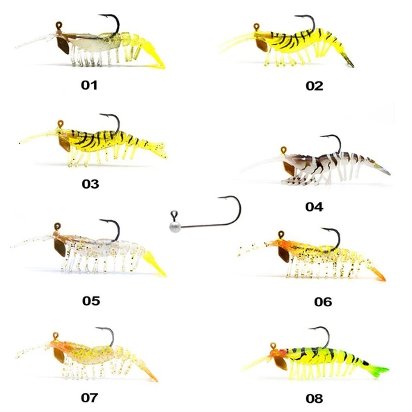 Remixon Ayu Shrimp Karides 7.5 cm 7.2 gr Silikon Yem ürün görseli 1