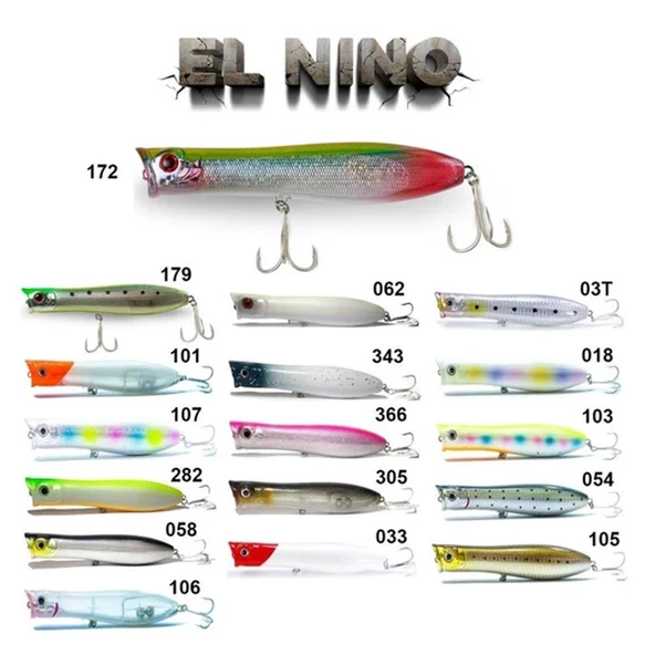 Fujin Elnino EN-130SW 13cm 31.5gr Popper Suni Yem ürün görseli 1