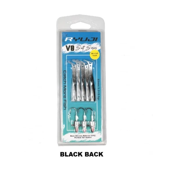 Ryuji V8 10cm 10gr Silikon Yem - Resim 6