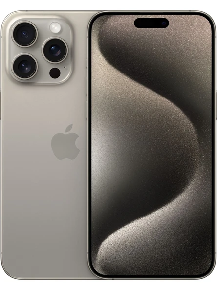 APPLE IPHONE 15 PRO MAX 256 GB NATUREL TİTANYUM VİTRİN ürün görseli 1
