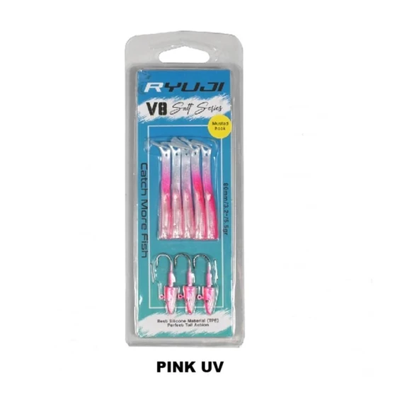 Ryuji V8 10cm 10gr Silikon Yem - Resim 5