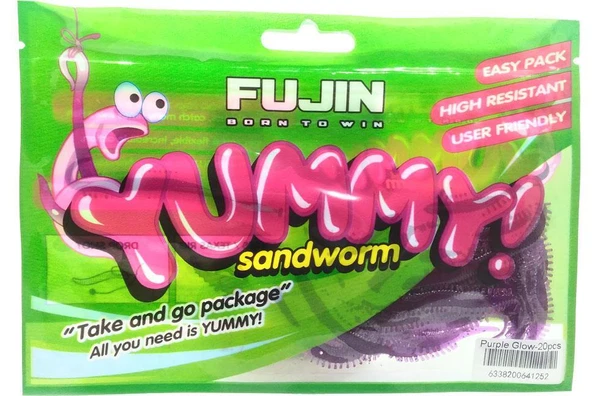Fujin Yummy Sandworm 7Cm Silikon Yem - Resim 12