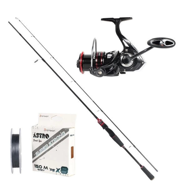 Remixon Focus RD 270cm 5-35gr 2P Kamış + RD4000M 5+1BB Makara Set ürün görseli 1