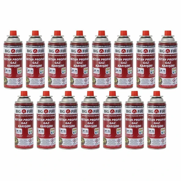 Big Fire Power 227gr Valfli Gaz Kartuşu  Onbeşli Set 15Lİ SET ürün görseli 1