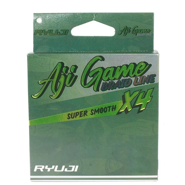 Ryuji Aji Game x4 Süper Smooth İp Misina  Dark Green 150 MT 0,02 MM ürün görseli 1