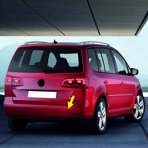 VW Touran 2011-2014 Arka Tampon Çeki Çekme Demiri Kapağı 1T0807441C ürün görseli 1