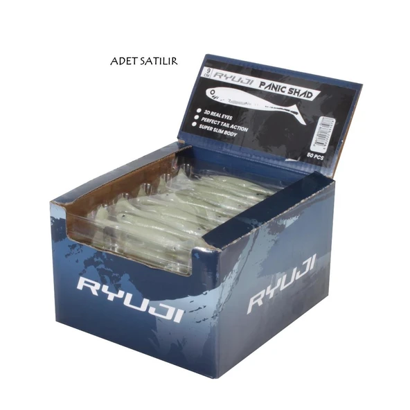 Ryuji Panic Shad 9cm 5.5gr Silikon Yem - Resim 6