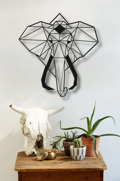 FİL ELEPHANT METAL DUVAR DEKORU - Resim 5