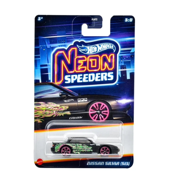 Hot Wheels Neon Yarışçılar  - NISSAN SILVIA (5/3) JBY94 ürün görseli 1