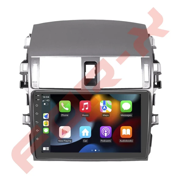 OTO TABLET ÇERÇEVE TOYOTA COROLLA 2007-2012 9" GRİ TAC-290F ürün görseli 1