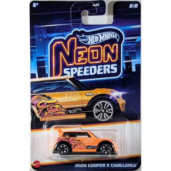 Hot Wheels Neon Yarışçılar  - MINI COOPER S CHALLENCE JBY96 ürün görseli 1
