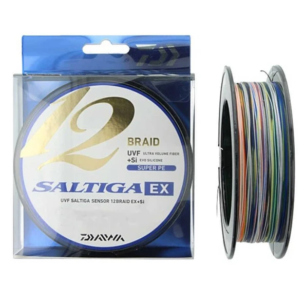 Daiwa Saltiga 12 Braid Ex+Si 300mt İp Misina  MultiColor 0,30 mm ürün görseli 1
