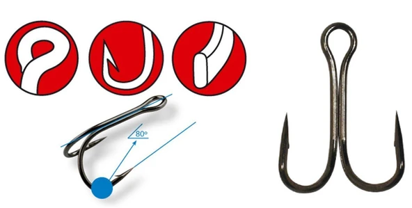 Gamakatsu Double Hook 21 NS Olta İğnesi - Resim 2