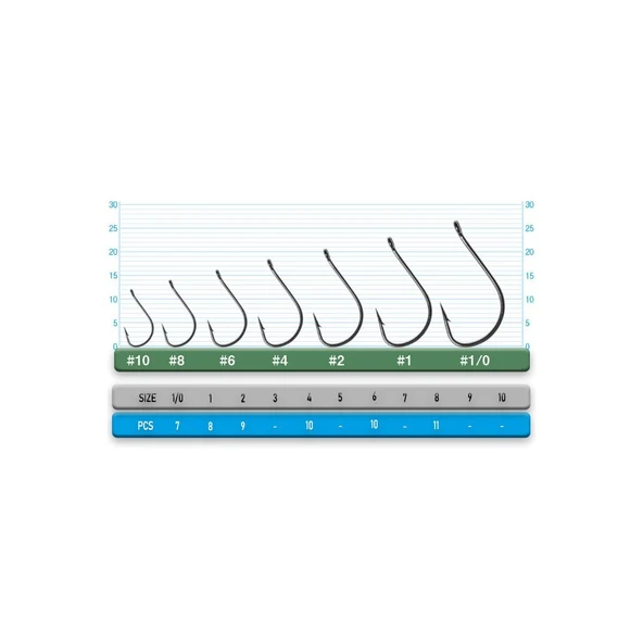 Owner Mosquito Light Black Chrome Olta İğnesi - Resim 2