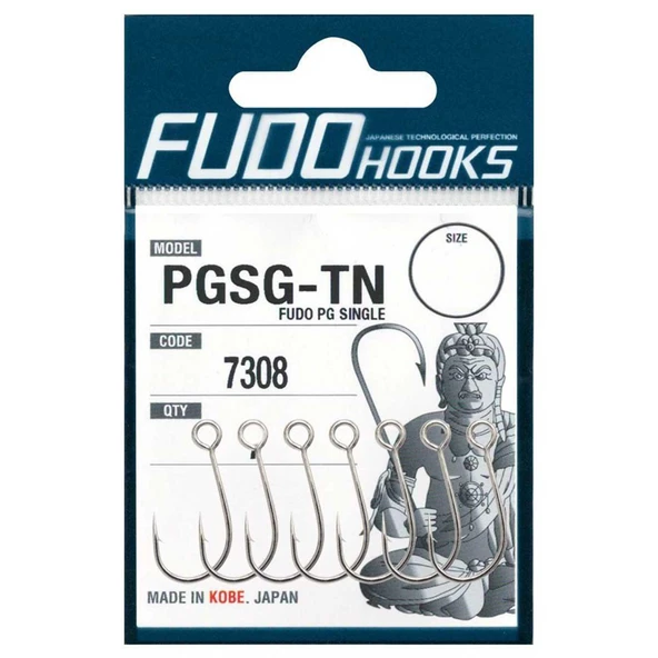 Fudo PG Single PGSG-TN Yeni Nesil Galvaniz Sahte Balık İğnesi ürün görseli 1