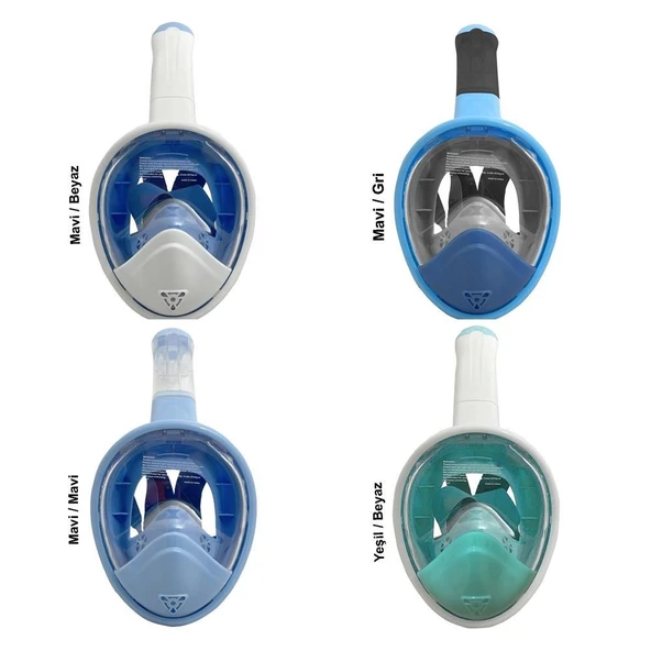 Bermuda Full-Face Kids |XS| Tam Yüz Maske Şnorkel Set [KF-1] ürün görseli 1