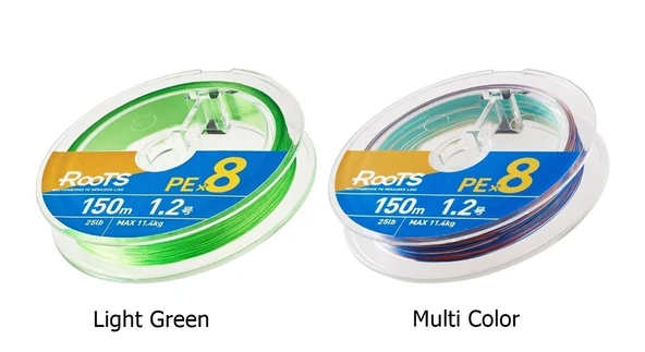 Gosen X8 Roots PE 8 Örgü Spin İp Misina 150mt ürün görseli 1