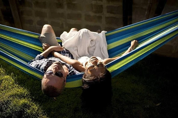 Madfox Tree Bed Lightweight Canvas Hamak - Resim 12