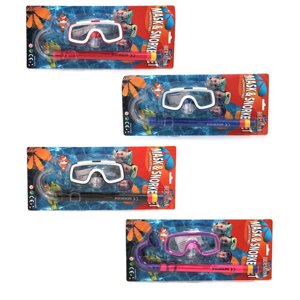 Bermuda Phthalate Free Maske Şnorkel Set ürün görseli 1