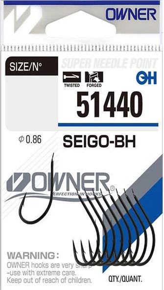 Owner Seigo-Bh Black Chrome Olta İğnesi - Resim 2