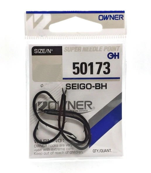 Owner Seigo-Bh Tırnaklı Siyah Olta İğnesi ürün görseli 1