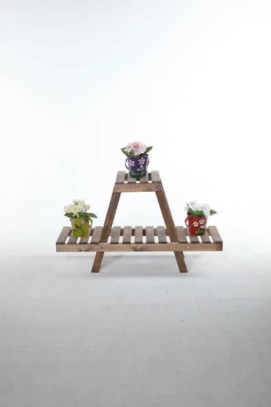 WoodenWorker Saksılık 4 Gözlü ürün görseli 1