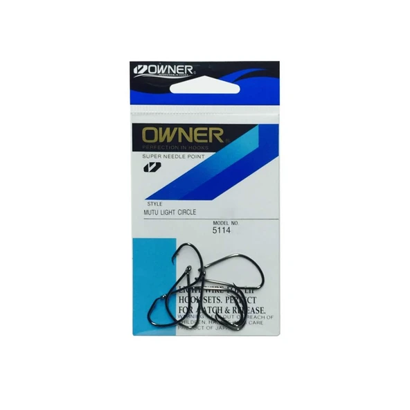 Owner 5114 Mutu Light Circle Black Chrome Olta İğnesi - Resim 2