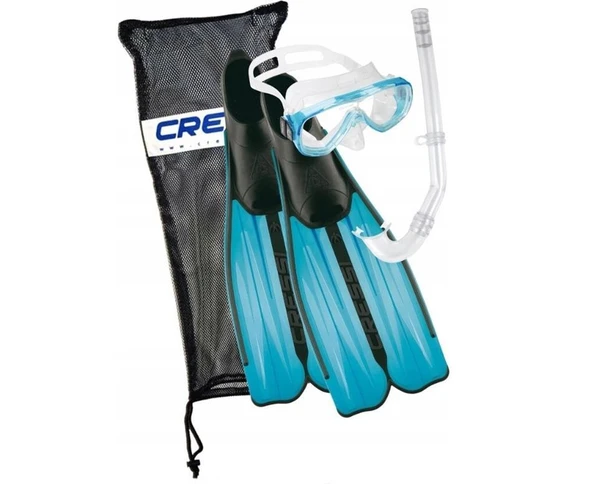 Cressi Rondinella Palet Maske Şnorkel Seti  Aquamarine 39-40 ürün görseli 1