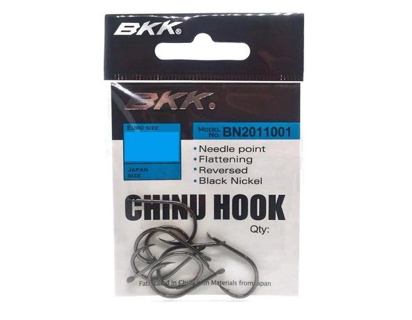 Bkk Chinu Hook BN011 Black Nikel Olta İğnesi ürün görseli 1