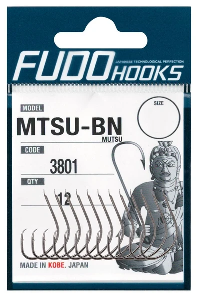 Fudo 3801 MTSU-BN Mutsu Black Nikel Olta İğnesi ürün görseli 1