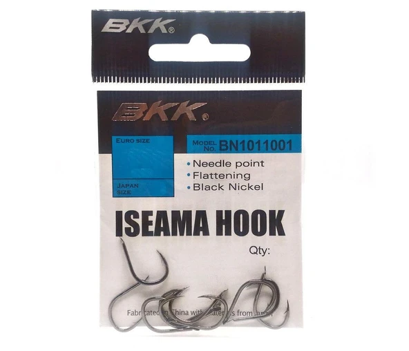 Bkk Iseama Hook Black Nikel Olta İğnesi ürün görseli 1