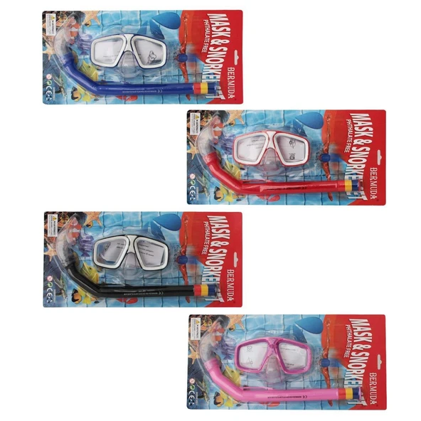 Bermuda Phthalate Free Maske Şnorkel Set ürün görseli 1