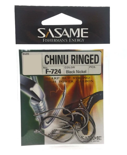 Sasame Chinu Ringed F 724 Black Nikel Olta İğnesi ürün görseli 1
