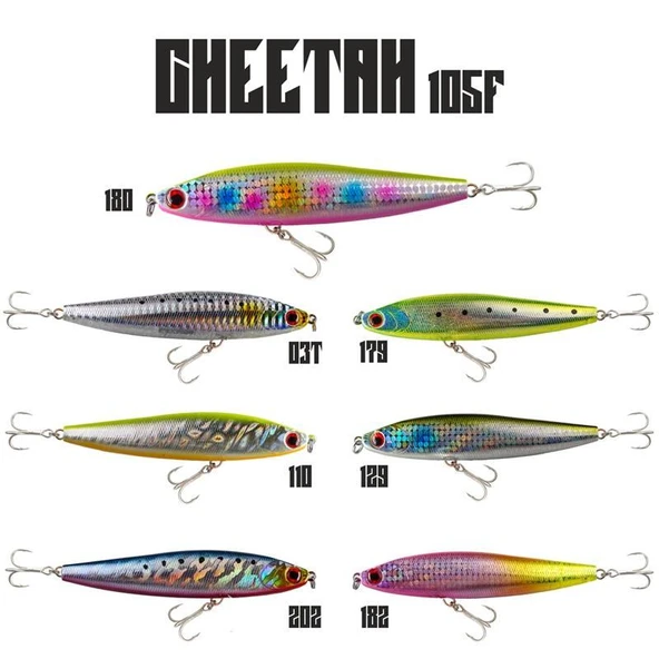 Fujin Cheetah 105F 19 gr 10.5 cm Maket Balık ürün görseli 1