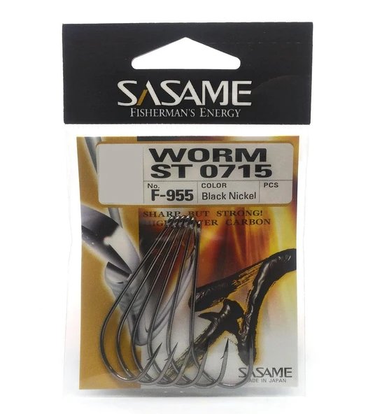 Sasame Worm ST 0715 Black Nikel Olta İğnesi ürün görseli 1