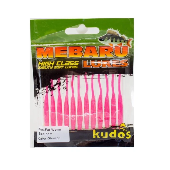 Kudos Fat Worm 5Cm Silikon Yem - Resim 3