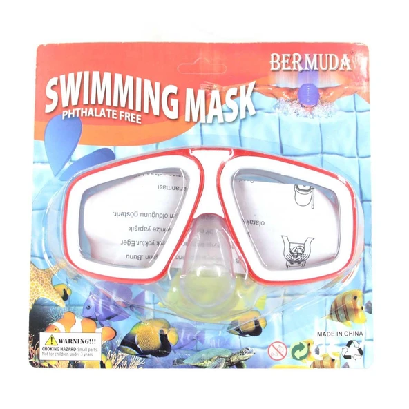 Bermuda Phthalate Free Yüzücü Maskesi - Resim 2
