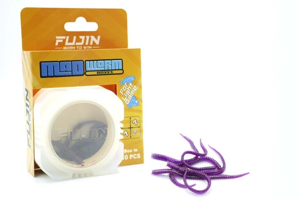 Fujin Mad Worm 9cm LRF Silikonu - Resim 7