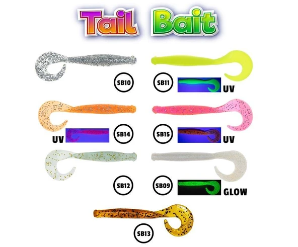Fujin Tail Bait 105 mm Silikon Balık ürün görseli 1