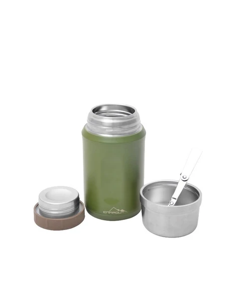 Campout Çift Katmanlı Yemek Termosu 600 ML - Resim 3