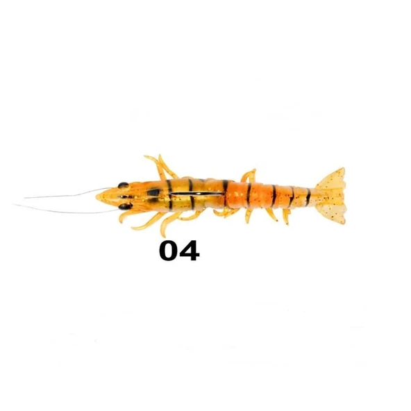 Ryuji Real Shrimp 7.6cm 12gr Silikon Karides Yem - Resim 6