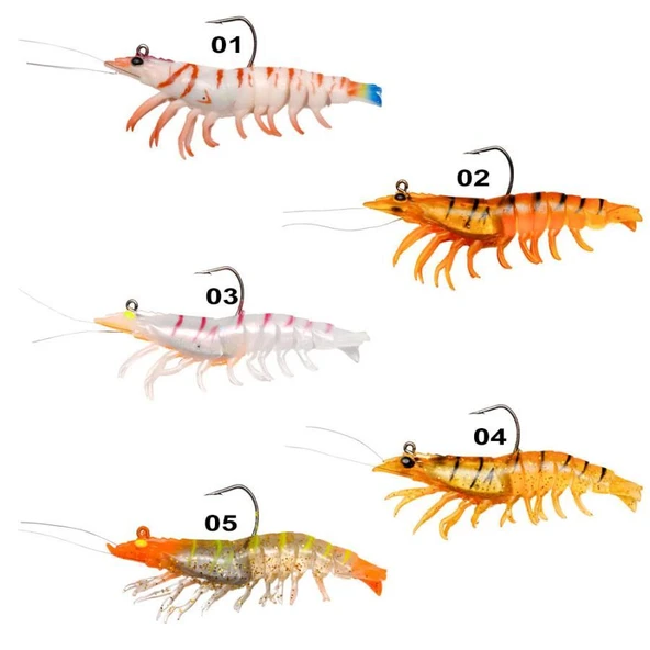 Ryuji Real Shrimp 7.6cm 12gr Silikon Karides Yem ürün görseli 1