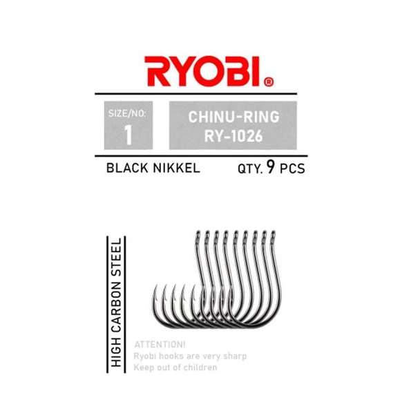 Ryobi Chinu-Ring RY-1026 Black Nickel Olta İğnesi ürün görseli 1